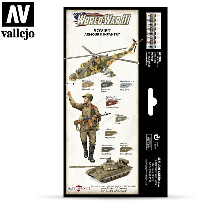 Vallejo Wargames - WWIII Soviet Armour & Infantry