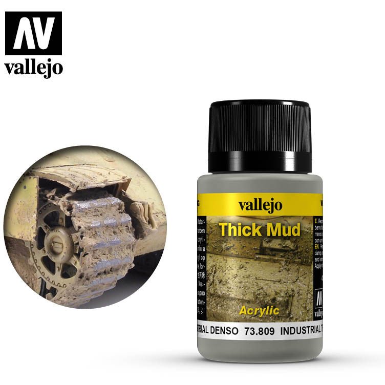 Vallejo Weathering Effects Industrial Thick Mud 73809 - Vallejo - ModelCars.com