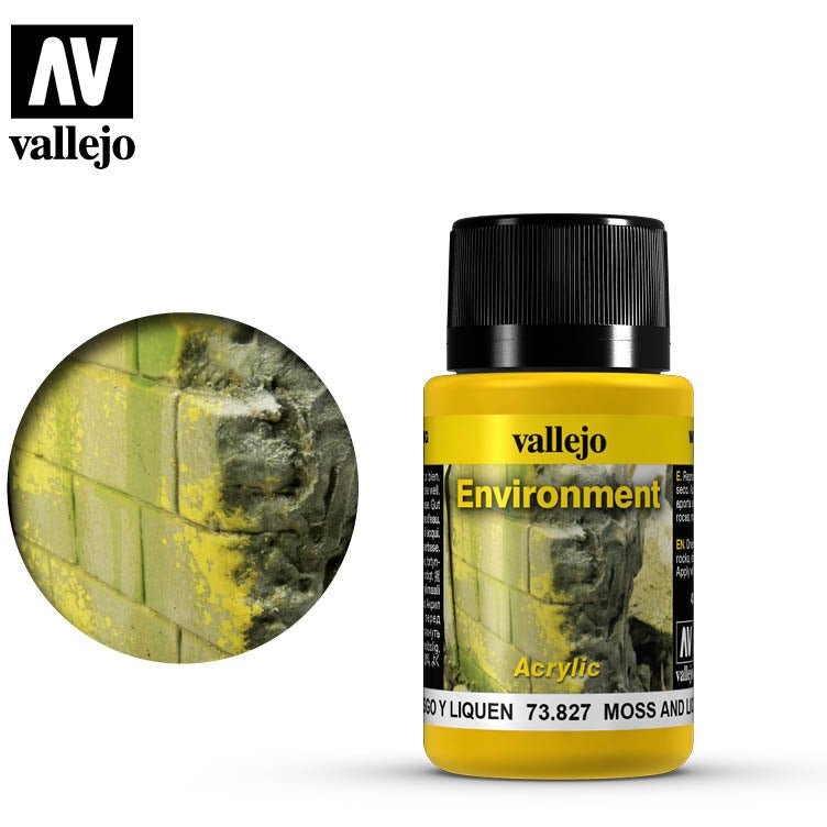 Vallejo Weathering Effects Moss and Lichen 73827 - Vallejo - ModelCars.com