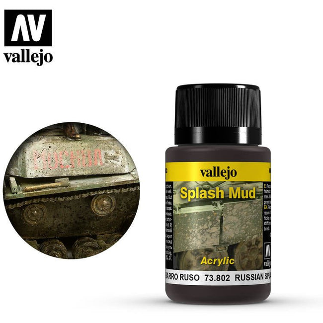 Vallejo Weathering Effects Russian Splash Mud 73802 - Vallejo - ModelCars.com