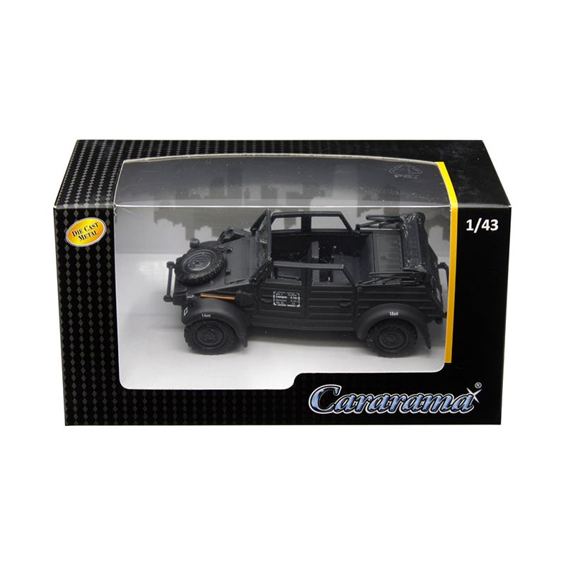 Volkswagen Kubelwagen Convertible K Type 82 Black 1/43 Diecast Model Car by Cararama - Cararama - ModelCars.com
