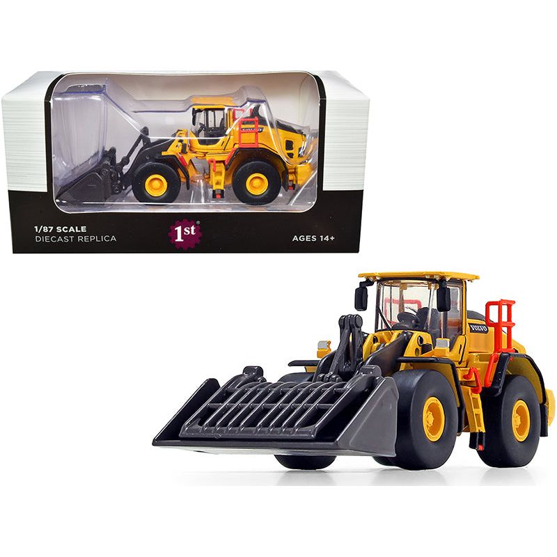 Volvo L180H Refuse Wheel Loader 1/87 (HO) Diecast Model by First Gear-First Gear-ModelCars.com