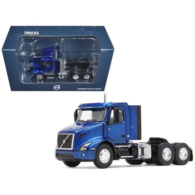 Volvo VNR 300 Day Cab Space Blue Metallic 1/50 Diecast Model Car by First Gear - First Gear - ModelCars.com