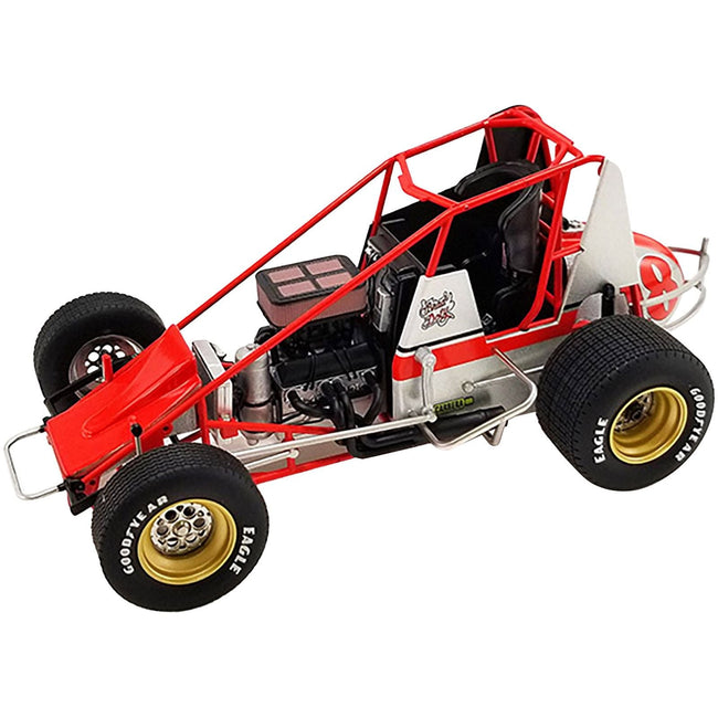 Winged Sprint Car 18 Brad Doty "Coors Light" National Sprint Car Hall of Fame and Museum "World of Outlaws" (1986) 1/18 Diecast Model Car by ACME-Acme-ModelCars.com