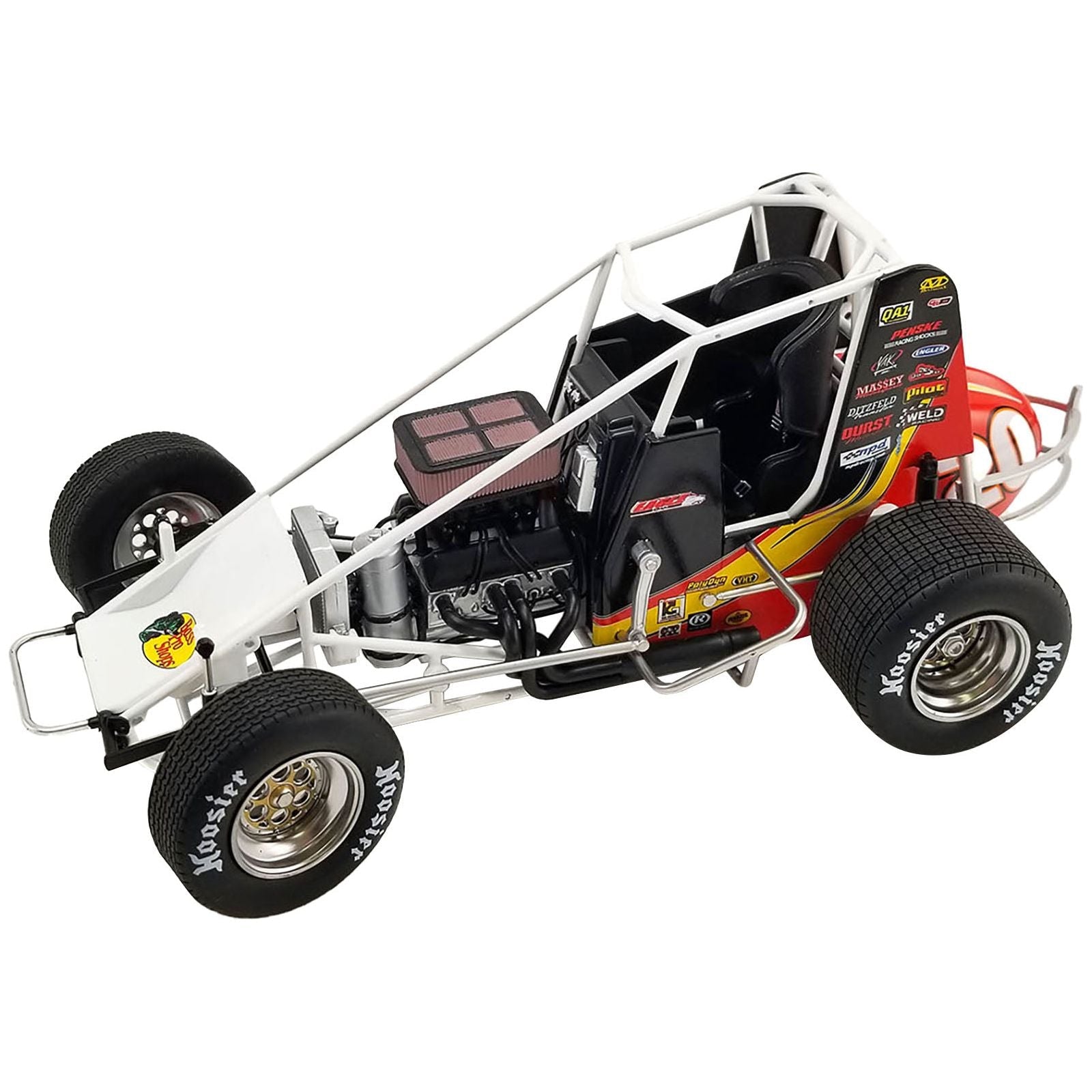 Winged Sprint Car 20 Danny Lasoski "Bass Pro Shops" "National Sprint Car Hall of Fame" 1/18 Diecast Model Car by ACME - Acme - ModelCars.com