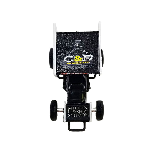 Winged Sprint Car 3Z Brock Zearfoss "Moose's LZ Bar and Grill" Brock Zearfoss Racing "World of Outlaws" (2023) 1/18 Diecast Model Car by ACME - Acme - ModelCars.com