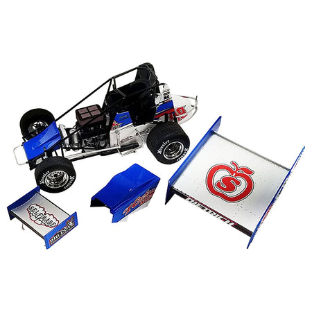 Winged Sprint Car 48 Danny Dietrich "Cochran Expressway - Weikert's Livestock Inc" Gary Kauffman Racing "World of Outlaws" (2023) 1/18 Diecast Model Car by ACME-Acme-ModelCars.com