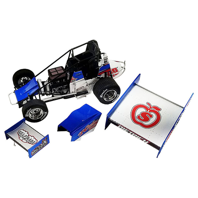 Winged Sprint Car 48 Danny Dietrich "Cochran Expressway - Weikert's Livestock Inc" Gary Kauffman Racing "World of Outlaws" (2023) 1/18 Diecast Model Car by ACME - Acme - ModelCars.com
