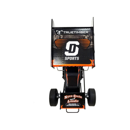 Winged Sprint Car 5 Spencer Bayston "TrueTimber Camo" CJB Motorsports "Rookie of the Year" "World of Outlaws" (2022) 1/18 Diecast Model Car by ACME-Acme-ModelCars.com