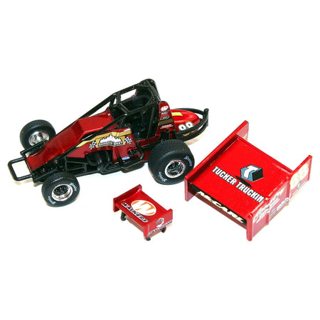 Winged Sprint Car 88 Austin McCarl "Country Builders Construction" Country Builders Racing "World of Outlaws" (2023) 1/18 Diecast Model Car by ACME-Acme-ModelCars.com