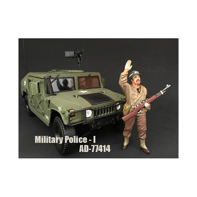 WWII Military Police Figure I For 1:18 Scale Models by American Diorama-American Diorama-ModelCars.com