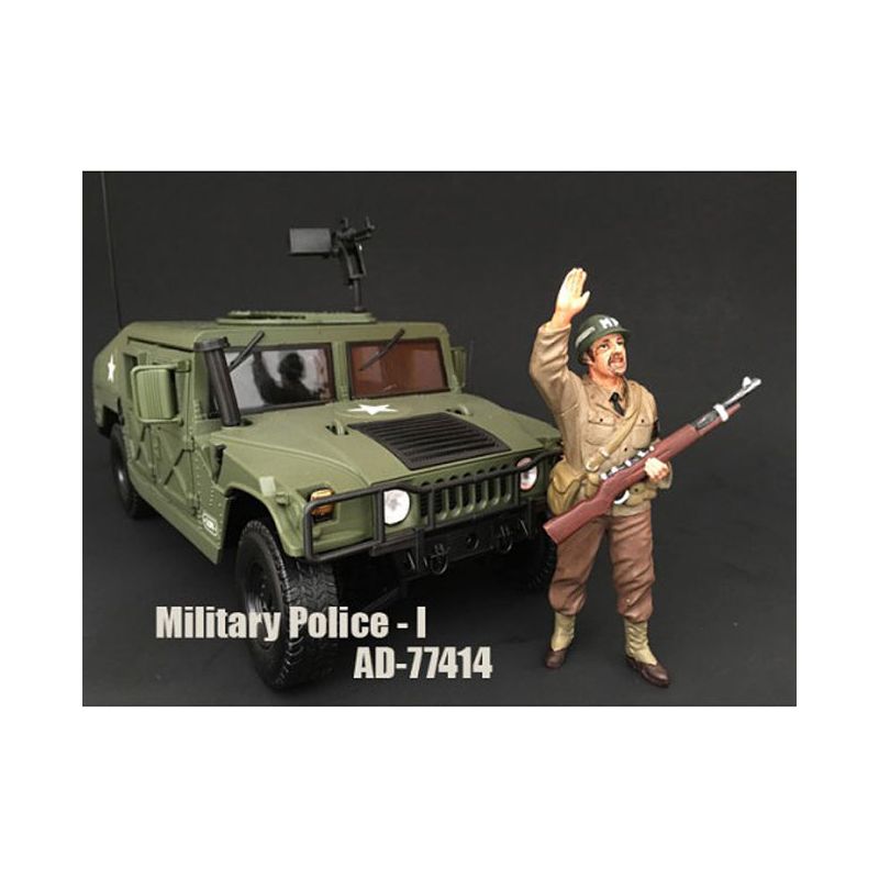 WWII Military Police Figure I For 1:18 Scale Models by American Diorama - American Diorama - ModelCars.com