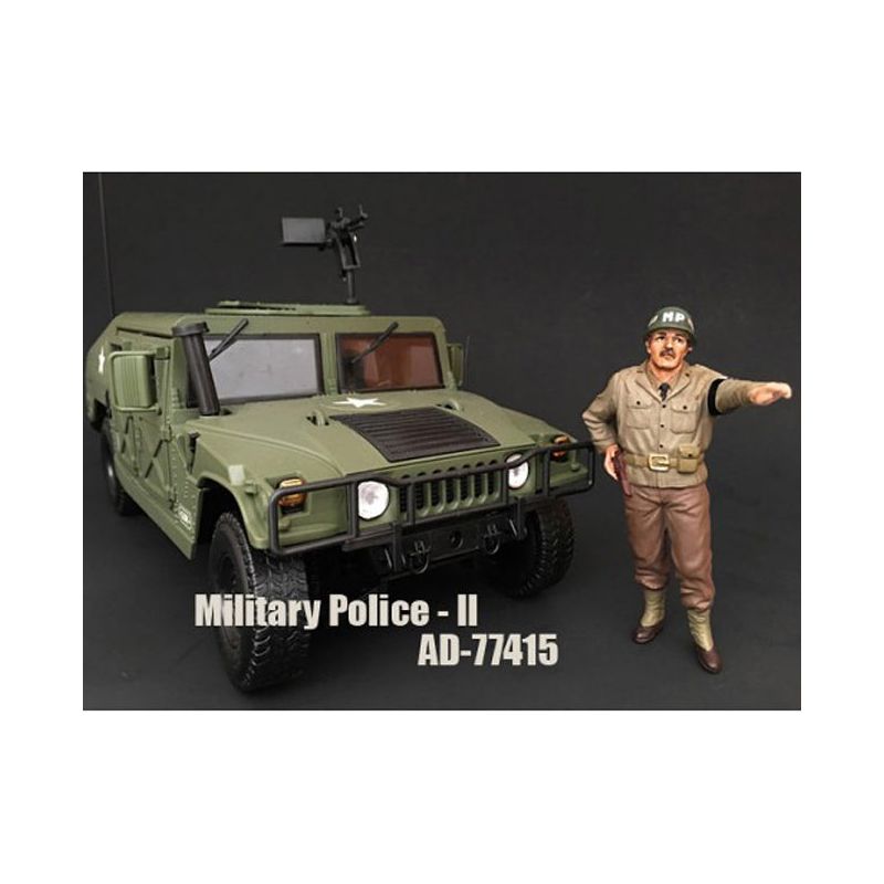 WWII Military Police Figure II For 1:18 Scale Models by American Diorama - American Diorama - ModelCars.com
