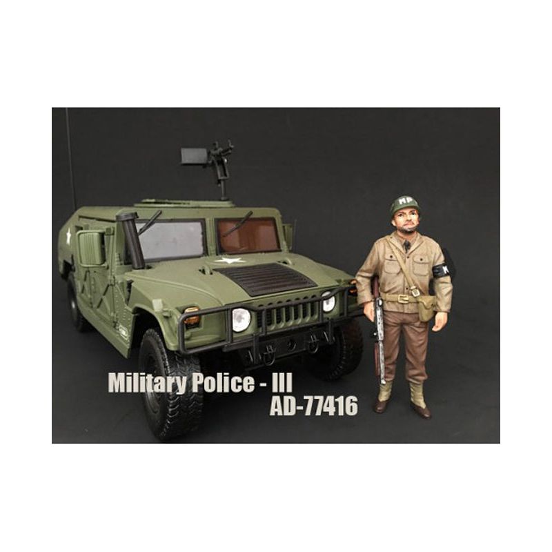 WWII Military Police Figure III For 1:18 Scale Models by American Diorama - American Diorama - ModelCars.com