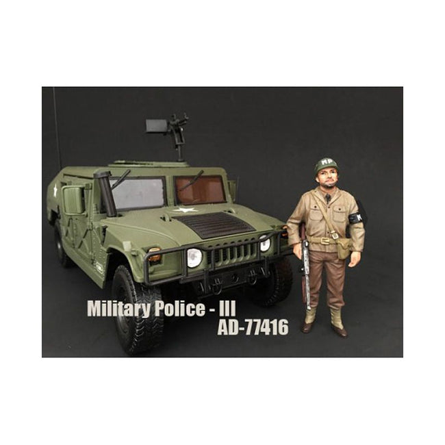 WWII Military Police Figure III For 1:18 Scale Models by American Diorama - American Diorama - ModelCars.com