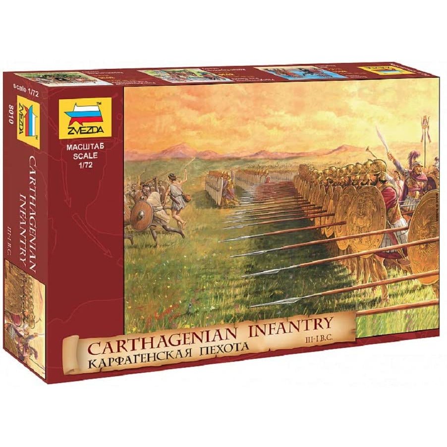 Zvezda 1/72 Scale Carthaginian Infantry-Zvezda-ModelCars.com